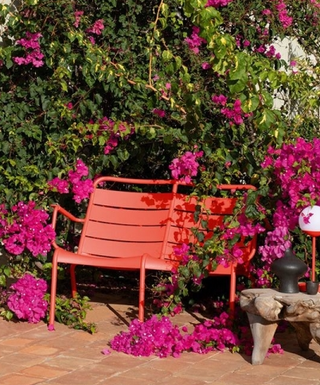 Luxembourg Duo Low Armchair-Outdoor meubilair-FERMOB-Buro International