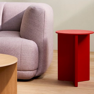 Slit Table Wood Round High