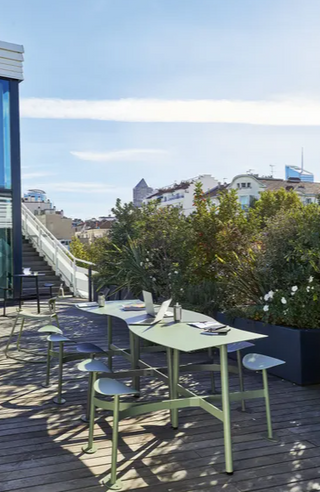 Bolder 2-Seat Rond Table-Outdoor meubilair-FERMOB-Buro International