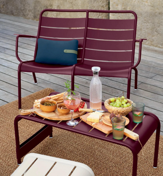 Luxembourg Bench/Low Table-Outdoor meubilair-FERMOB-Buro International