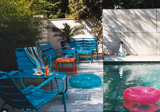 Luxembourg Bench/Low Table-Outdoor meubilair-FERMOB-Buro International