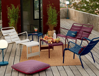 Luxembourg Bench/Low Table-Outdoor meubilair-FERMOB-Buro International