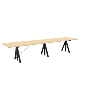 Adjustable conference table-Vergadertafels-STRING FURNITURE AB-Buro International