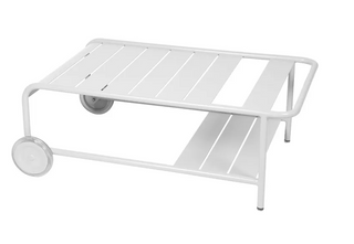 Luxembourg Low Table with Casters-Outdoor meubilair-FERMOB-Buro International
