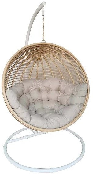 Eggo Hanging Chair-Lounge meubilair-HOUSE & GARDEN NV-Natural-Buro International