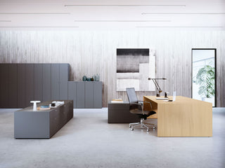 Quaranta 5 single desk-Bureautafels-FANTONI BELGIUM NV-Buro International