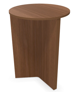 Slit Table Wood Round High