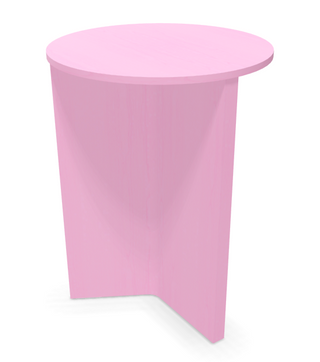 Slit Table Wood Round High