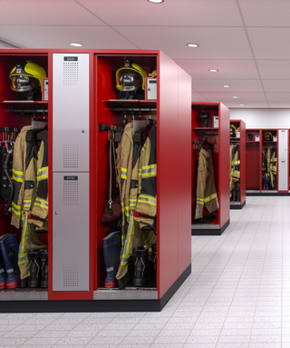 Fire department cabinet