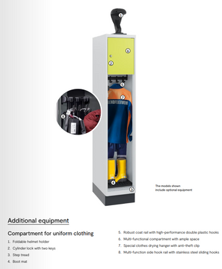 Fire department cabinet