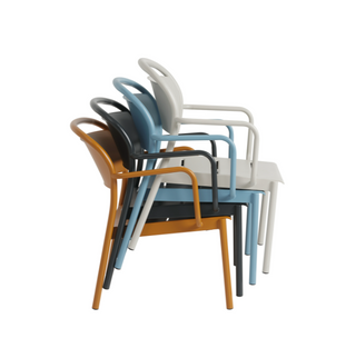 linear steel lounge chair