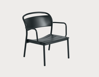 linear steel lounge chair