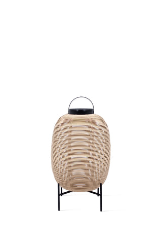 Tika lantern teak base