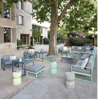 Bellevie Ottoman-Outdoor meubilair-FERMOB-Buro International