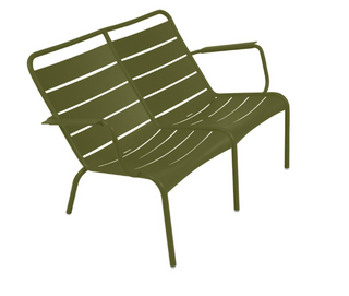 Luxembourg Duo Low Armchair-Outdoor meubilair-FERMOB-Buro International