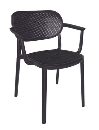Nuta-Stoelen-GABER SRL-Black-Met armleuningen-Buro International