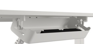 Universal cable duct single desk