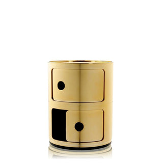 Componibili Metal-Opbergkasten-KARTELL S.P.A.-Gold-2 laden-Buro International