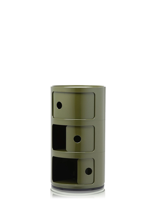 Componibili Classic 1969-Opbergkasten-KARTELL S.P.A.-Green-3 laden-Buro International