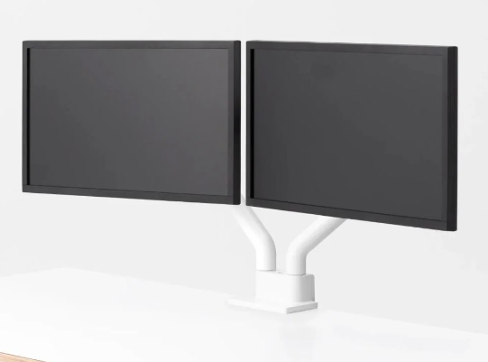 Jazz monitor arm-Monitorarms-OFFICECOM BV-Wit-Dual-Buro International