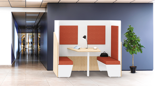 Buronomic Calme workstation pod for two people, product image 6