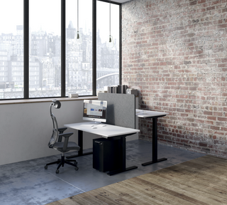 Alto bureau manager assis-debout 155x90