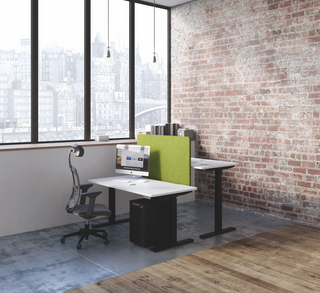 Alto bureau manager assis-debout 155x90