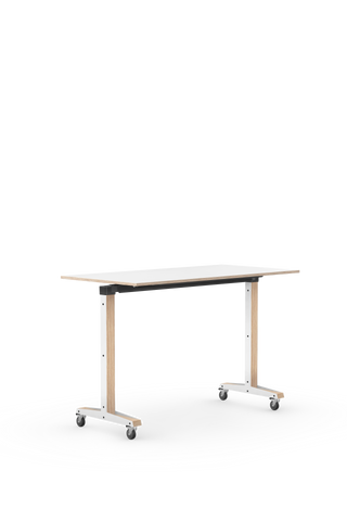 Interstuhl What If We Fly Teamboard mobiel akoestisch bord op houten poten