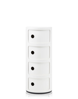Componibili Classic 1969-Opbergkasten-KARTELL S.P.A.-White-4 laden-Buro International