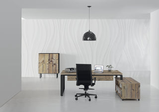 Prestige executive desk with left-hand return