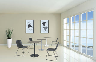 Buronomic Guest Berlingot lounge tables in a seating area