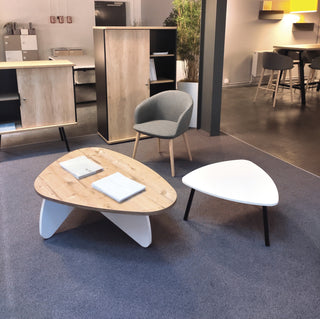 Buronomic salontafels in een loungeopstelling
