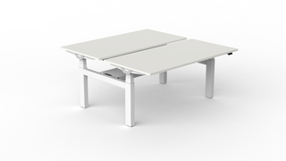 BIVO 2.0 bench zit-sta bureau-Zit Sta tafels-Buro International-Wit-Wit-140x80-Buro International