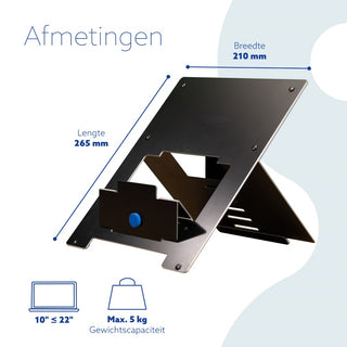 R-Go Riser Flexible Laptopstandaard-Laptopstandaard-R-GO TOOLS-Buro International