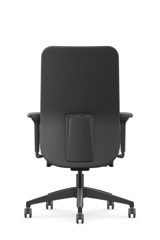 Se7en Iris LX134 office chair in black, back view