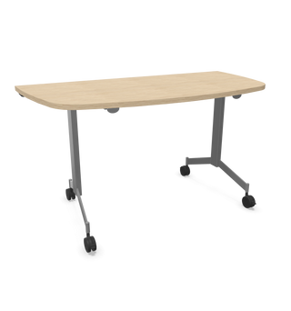 Configuratieweergave van de Buronomic Eureka halfronde vergadertafel