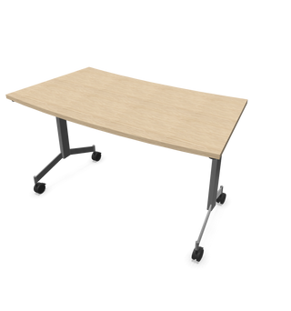 Eureka arc-shaped conference table