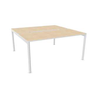Vue de configuration du bureau Buronomic Nuanza à piètement arche ronde