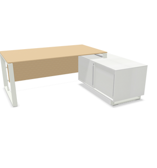 Velvet hanging desk