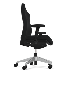 Rovo XP 4015 S1 office chair in black, side view